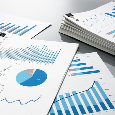 reports and data paperwork